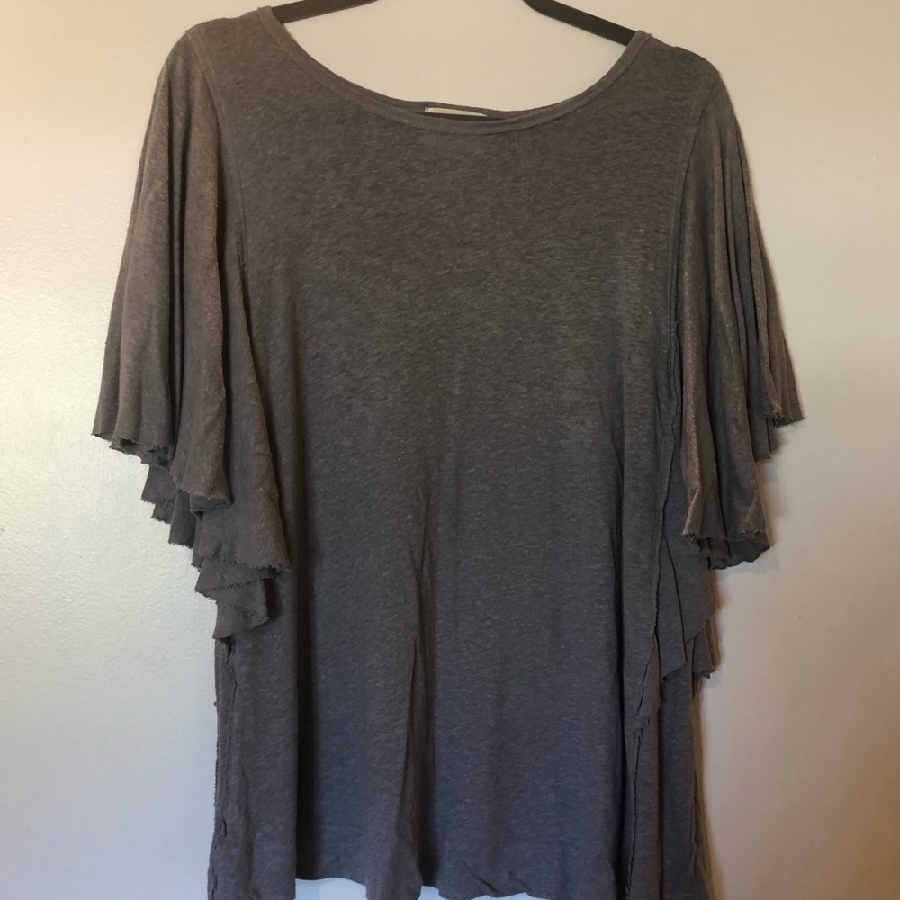 Anthropologie Flowy Sleeved Top